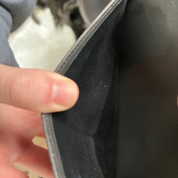 LOUIS VUITTON Porte-Tresor International Black Monogram Matte Wallet Crossbody - Picture 15 of 16